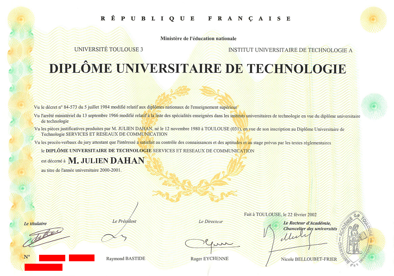 diplome universitaire toulouse